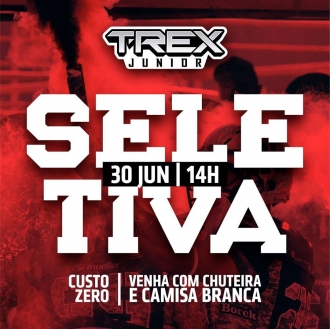 T-Rex promove seletiva para novos atletas